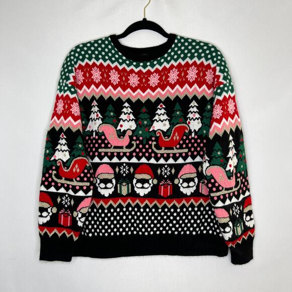 Esmara Sweater Women Sz Large Christmas Holiday 12/14 Knit Pullover Long Sleeve - Picture 1 of 10